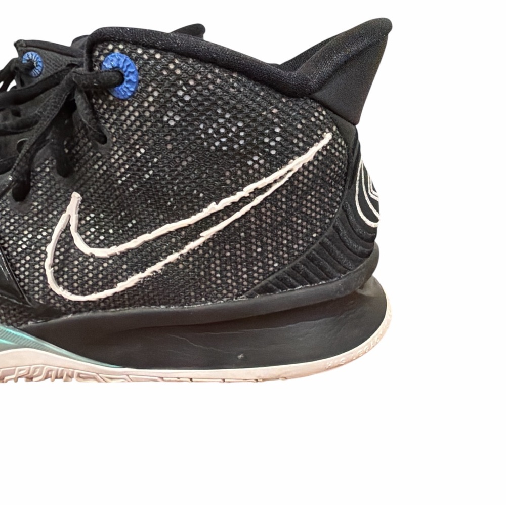 Nike Kyrie 7 “Brooklyn” Black White Basketball Shoes Men’s 9 EUC Streetwear - Picture 7 of 14